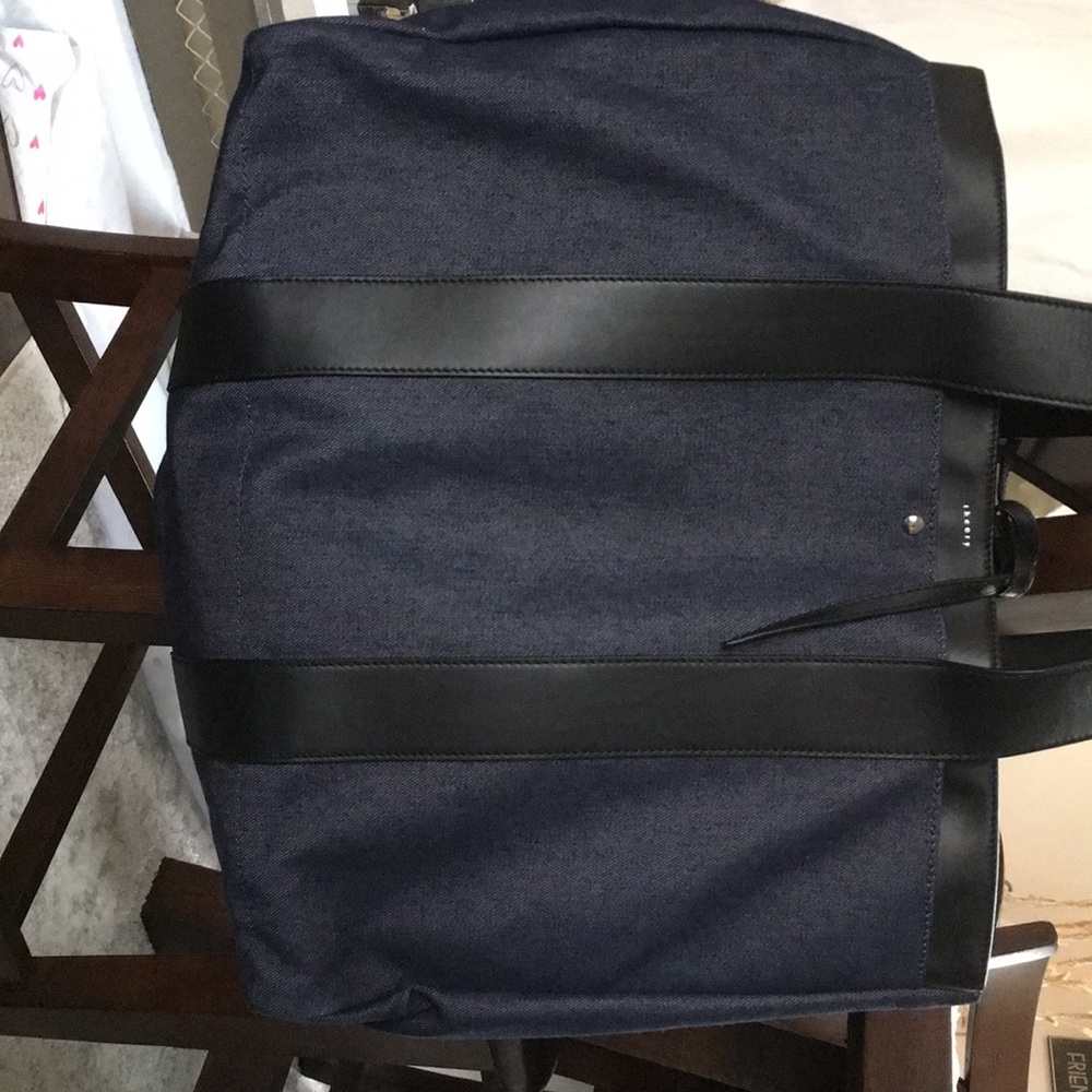 Theory Denim Overnight Bag